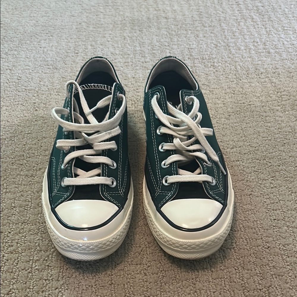 Converse Green and White Chuck Taylor Sneakers